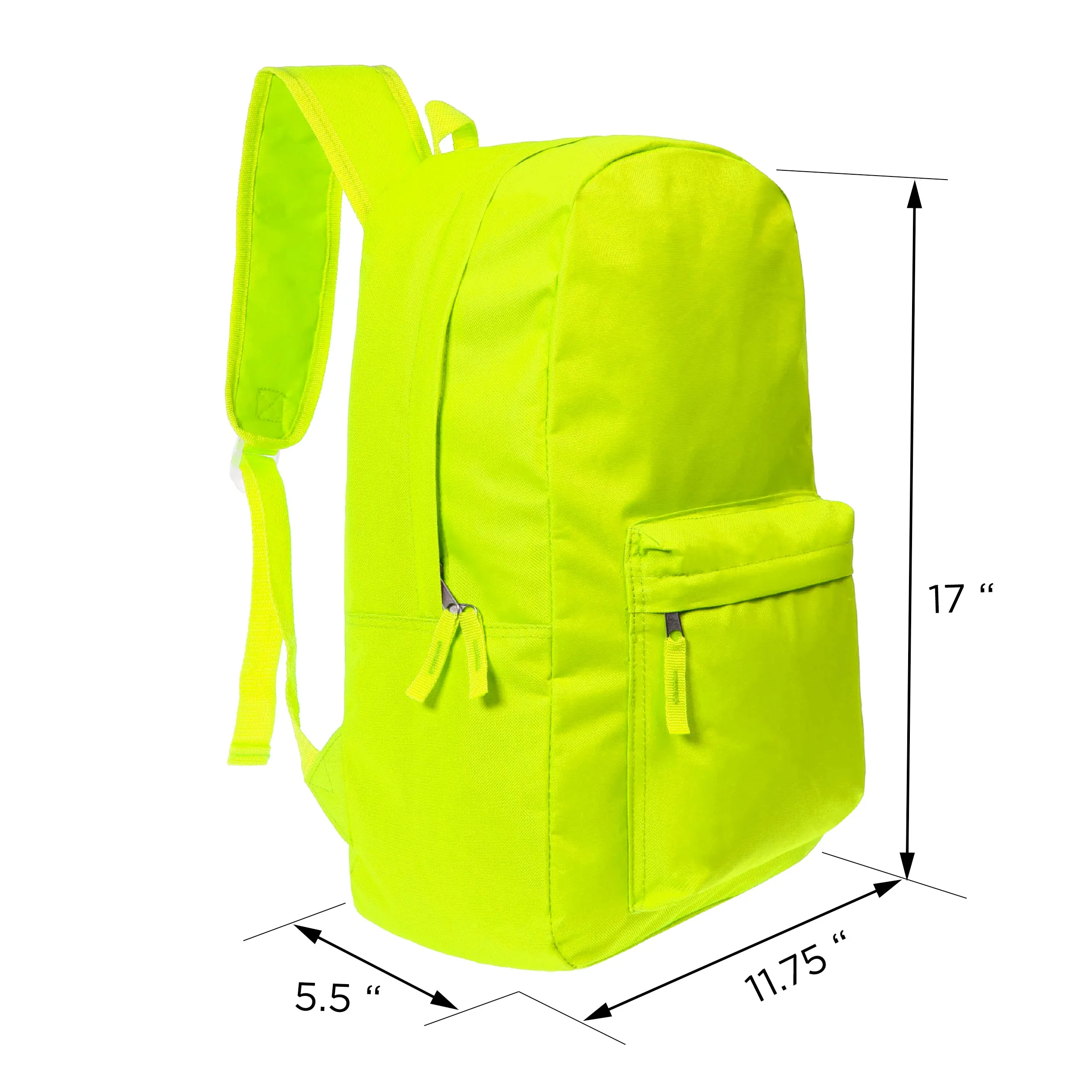 12 Bright 17" Backpacks & Your Choice of 12 Bulk Winter Item Sets - Wholesale Care Package: Homeless, Emergency, Charity