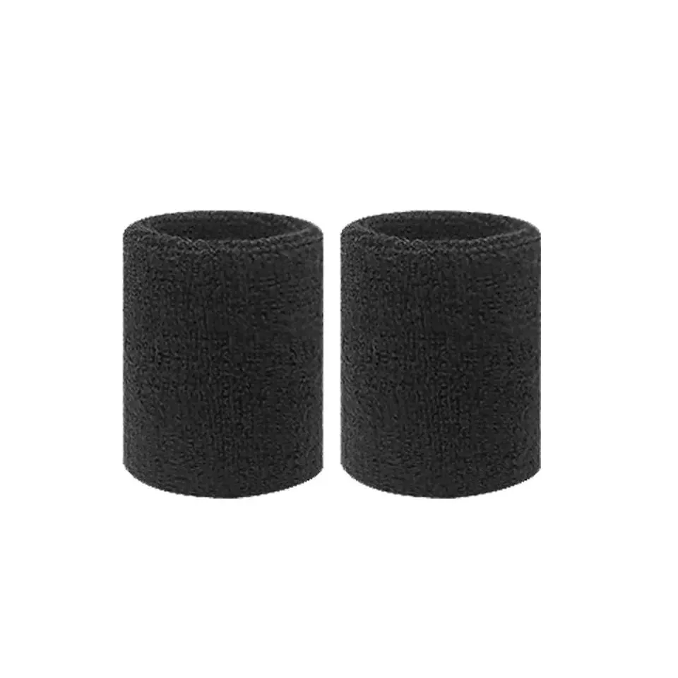 2 Piece Sports Wristbands For Tennis Basketball Volleyball Padel Sweat Bands For Fitness Wrist Wrap Cuff