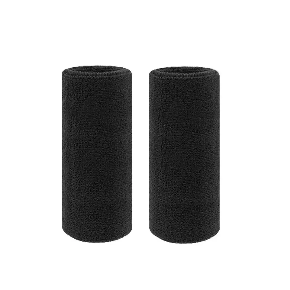 2 Piece Sports Wristbands For Tennis Basketball Volleyball Padel Sweat Bands For Fitness Wrist Wrap Cuff