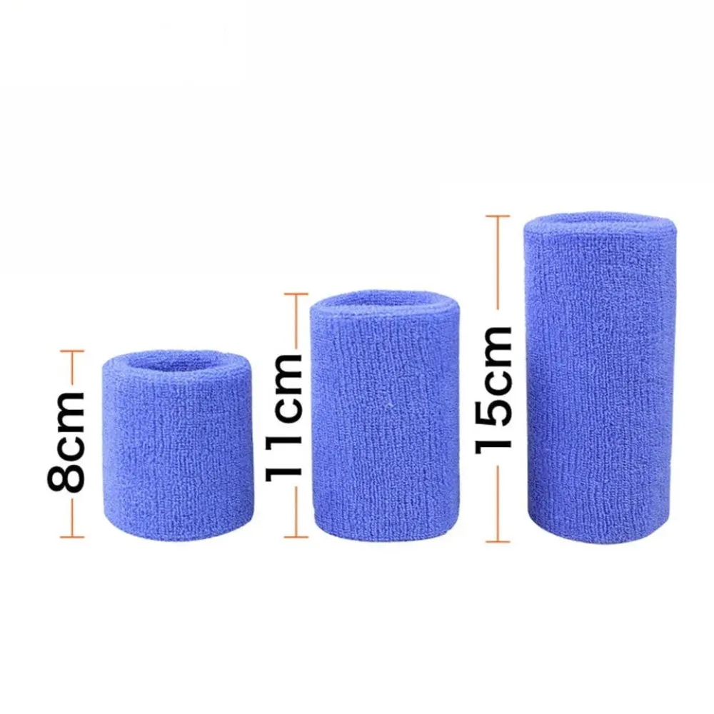 2 Piece Sports Wristbands For Tennis Basketball Volleyball Padel Sweat Bands For Fitness Wrist Wrap Cuff