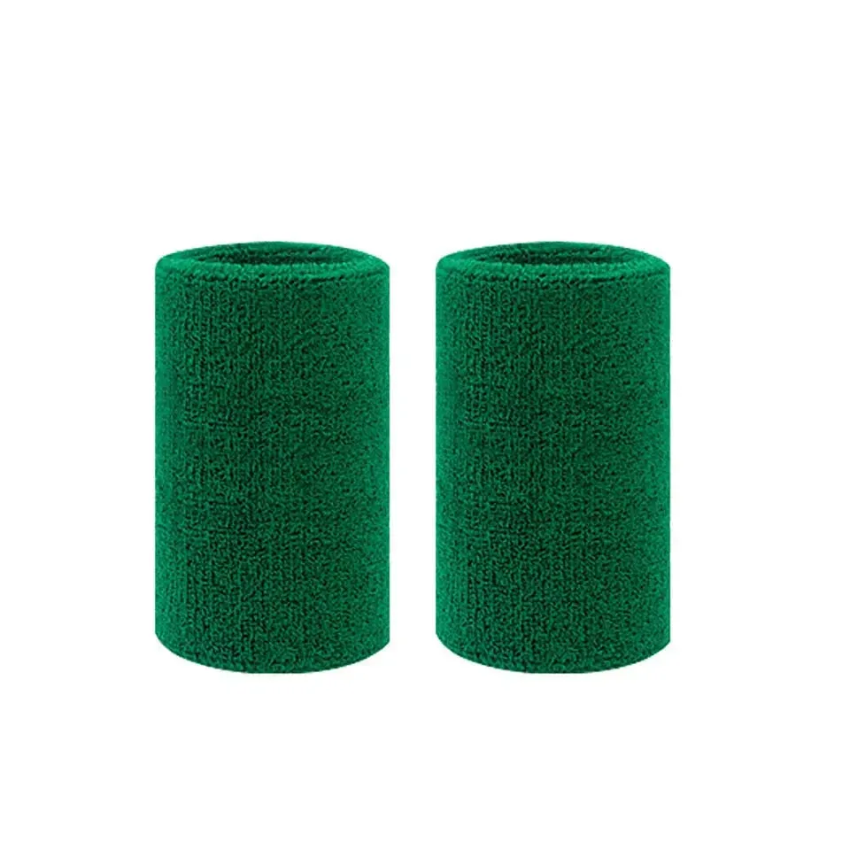 2 Piece Sports Wristbands For Tennis Basketball Volleyball Padel Sweat Bands For Fitness Wrist Wrap Cuff
