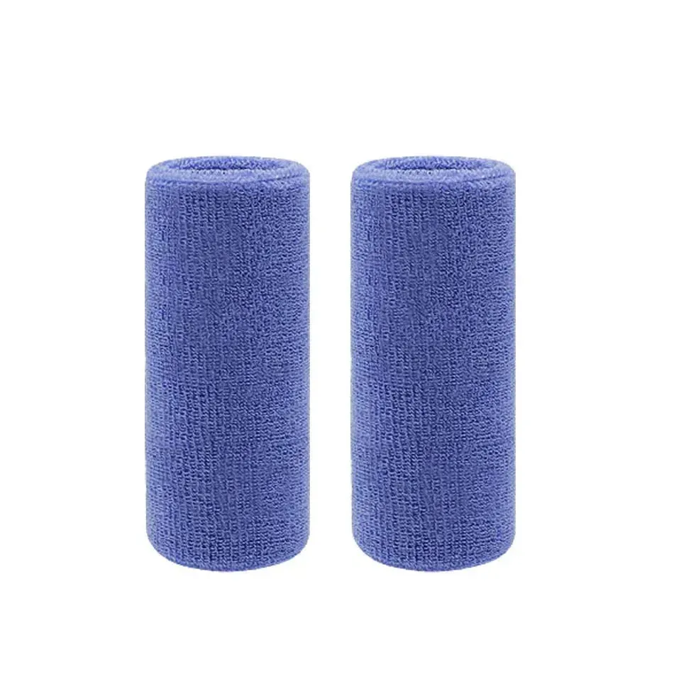 2 Piece Sports Wristbands For Tennis Basketball Volleyball Padel Sweat Bands For Fitness Wrist Wrap Cuff