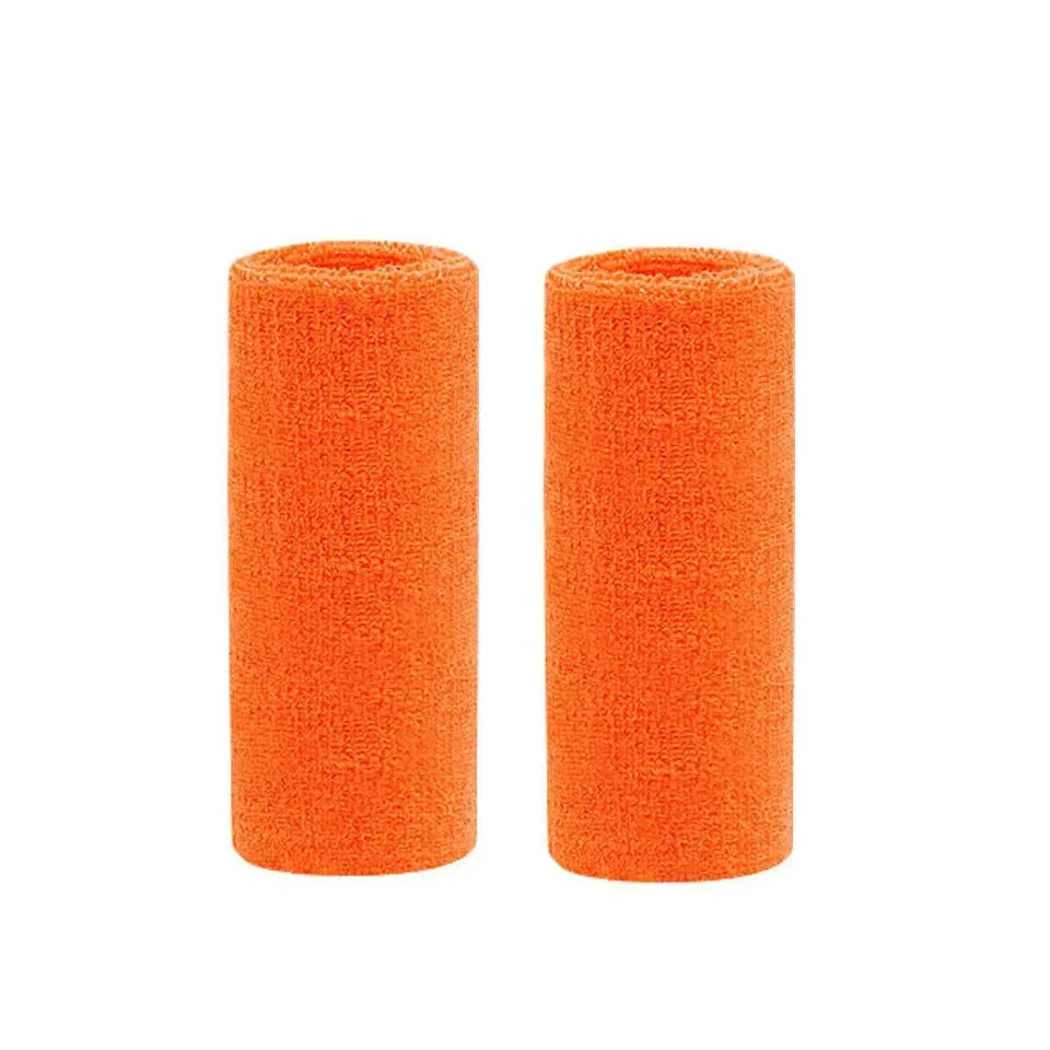 2 Piece Sports Wristbands For Tennis Basketball Volleyball Padel Sweat Bands For Fitness Wrist Wrap Cuff
