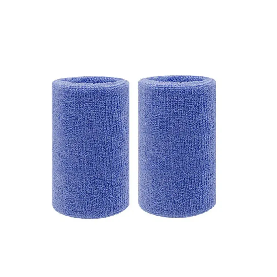 2 Piece Sports Wristbands For Tennis Basketball Volleyball Padel Sweat Bands For Fitness Wrist Wrap Cuff