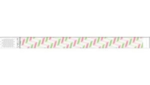 3/4" Tyvek® Wristbands - Chevron