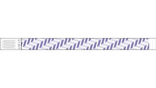 3/4" Tyvek® Wristbands - Chevron