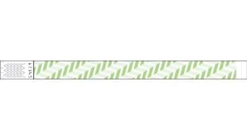 3/4" Tyvek® Wristbands - Chevron