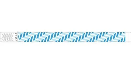 3/4" Tyvek® Wristbands - Chevron