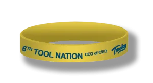 6TH Tool Nation Wristbands - CEO of CEO (set of 5)