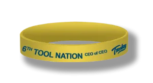 6TH Tool Nation Wristbands - CEO of CEO (set of 5)