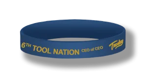 6TH Tool Navy - CEO of CEO - Wristbands (set of 5)