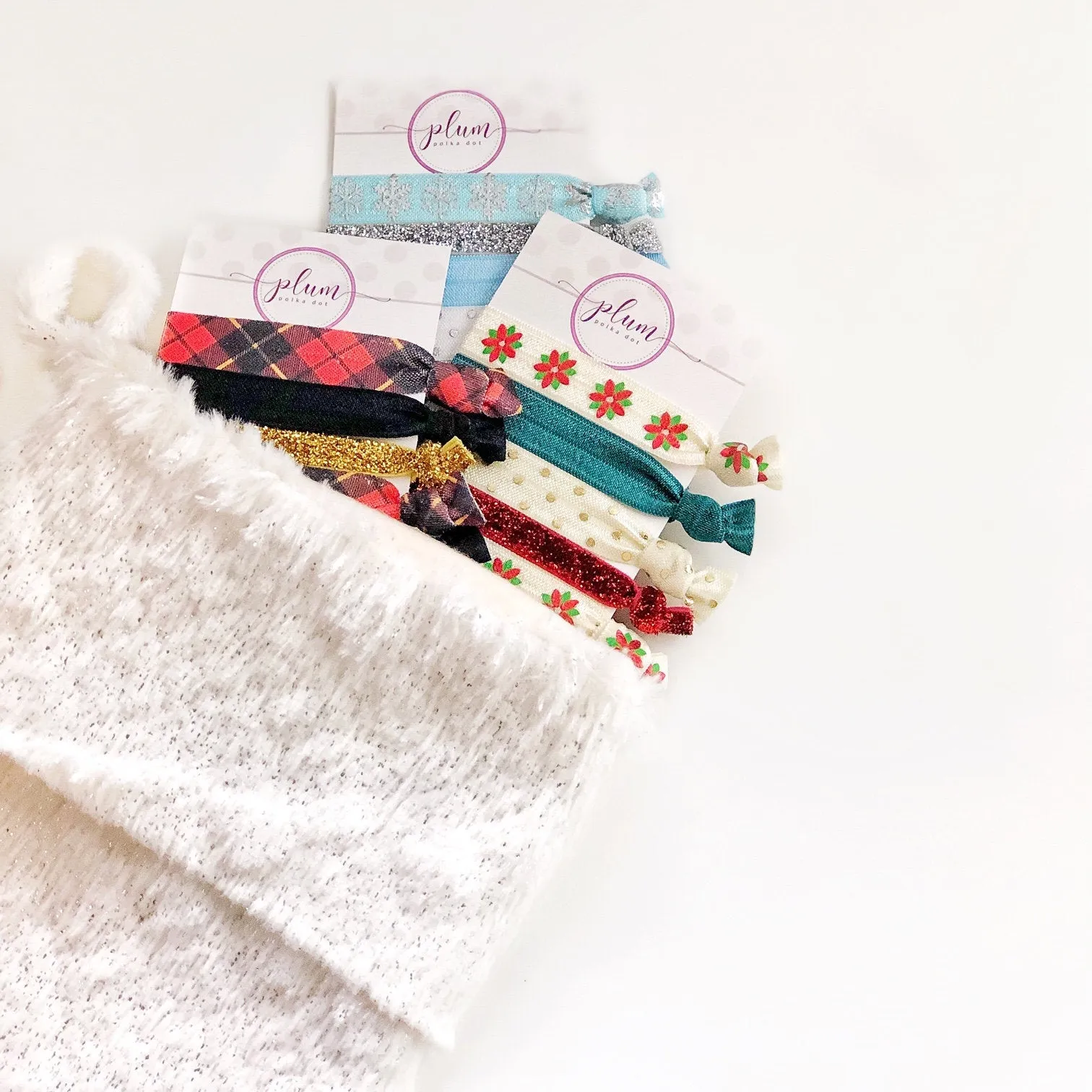 Ballet Hair Tie Bracelet Set of 5, Stocking Stuffers - Hair Ties