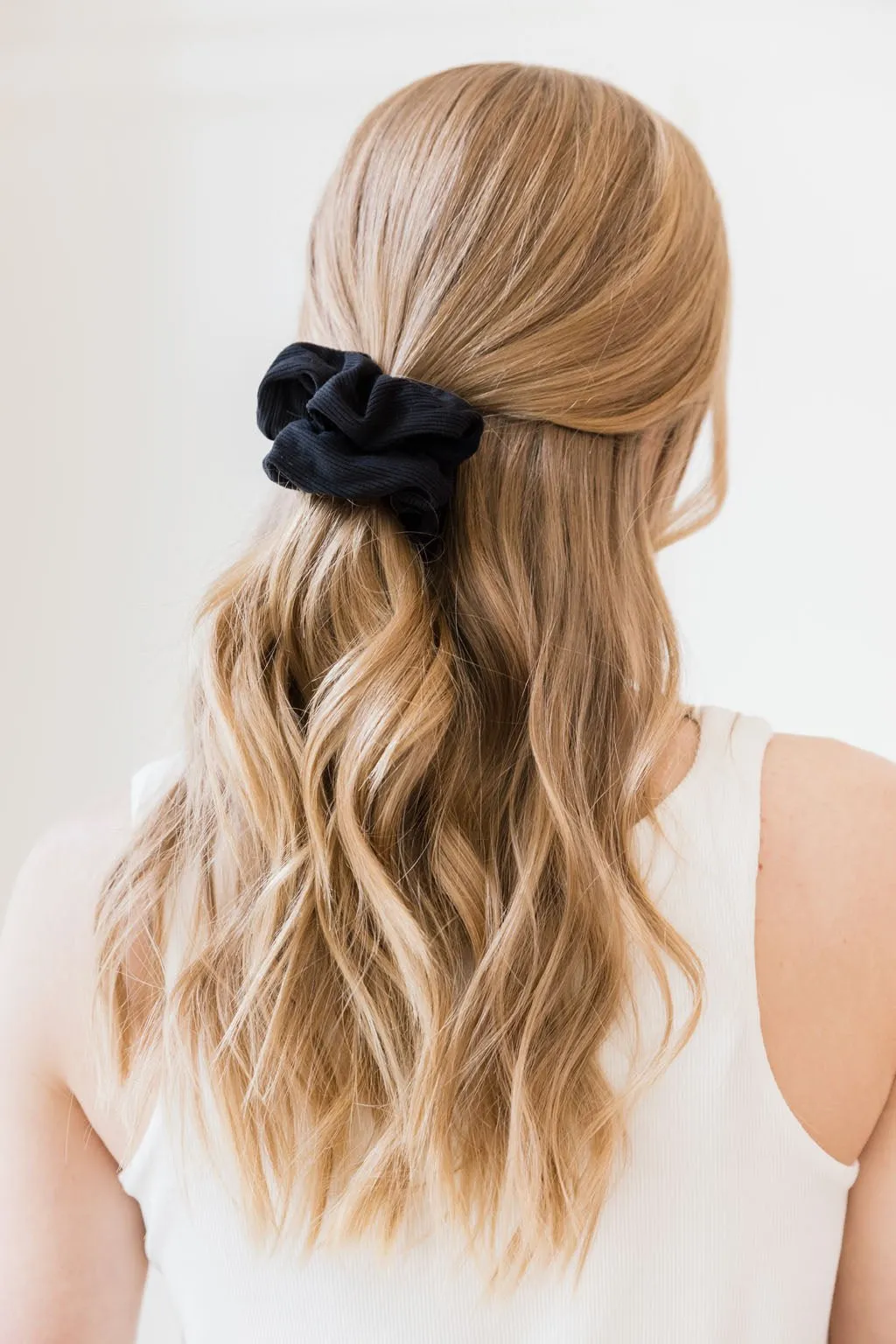 Bamboo Rib-Knit Scrunchies