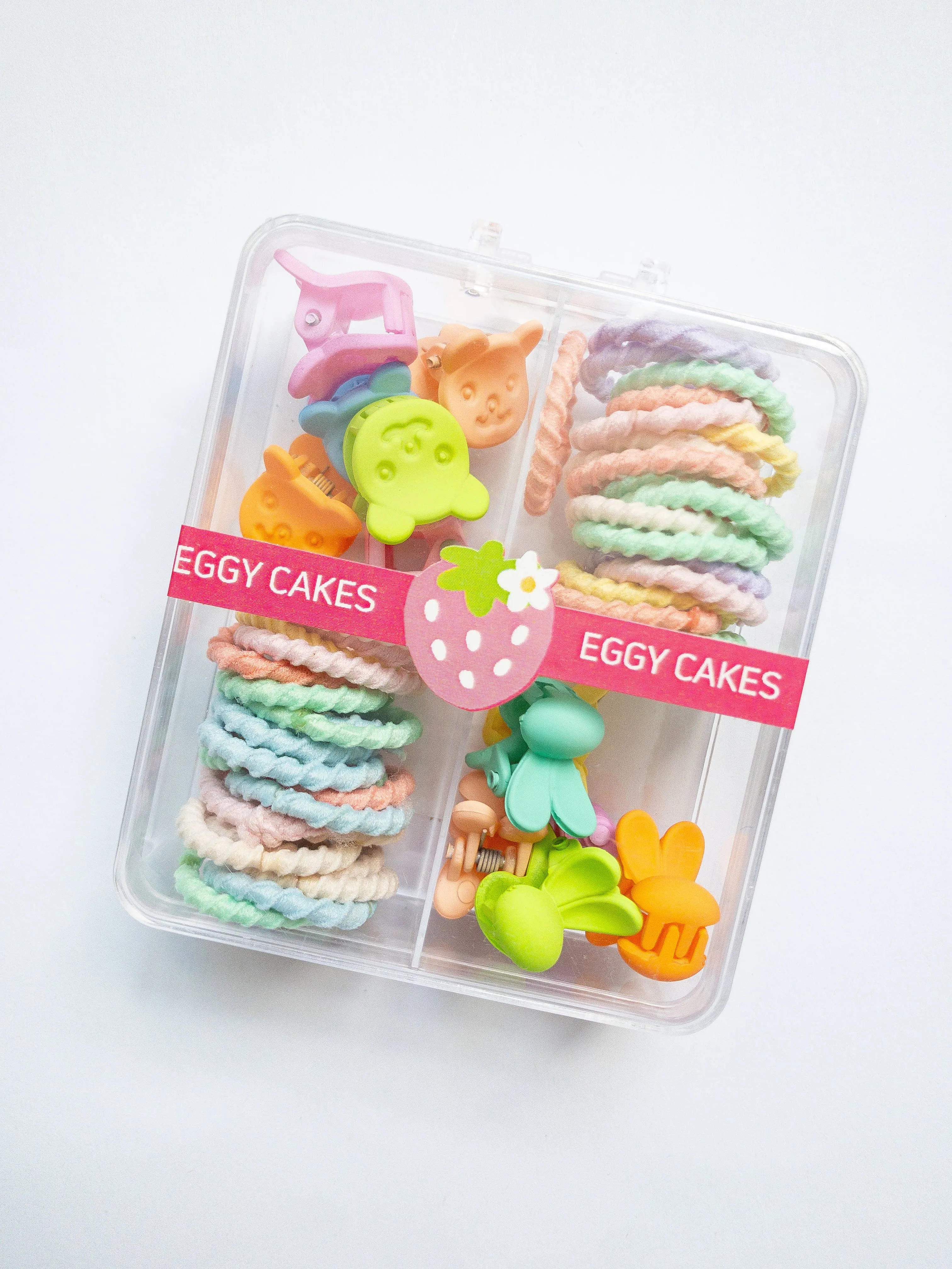 Bears & Bunnies Hair Claw & Tie Set