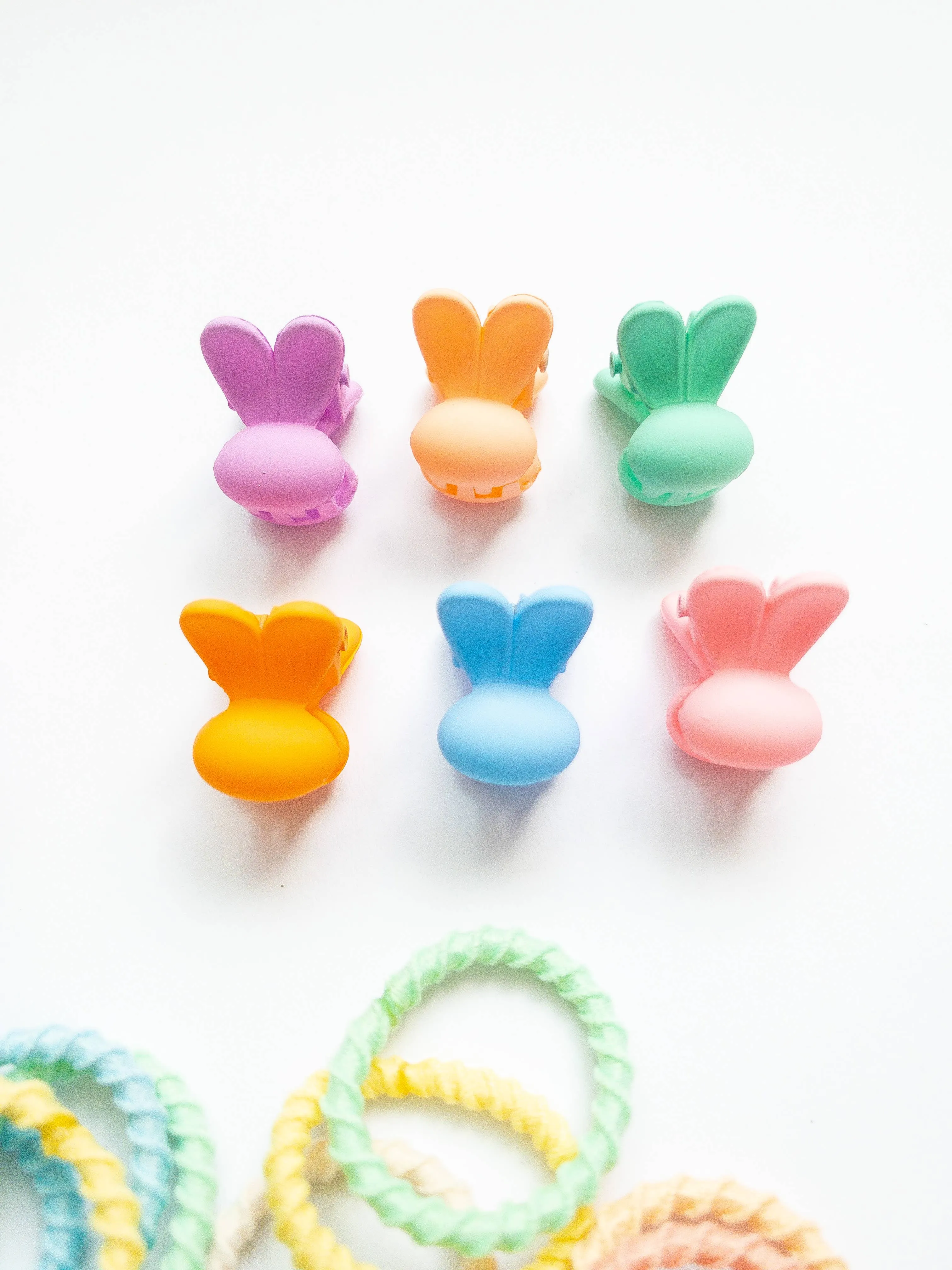 Bears & Bunnies Hair Claw & Tie Set