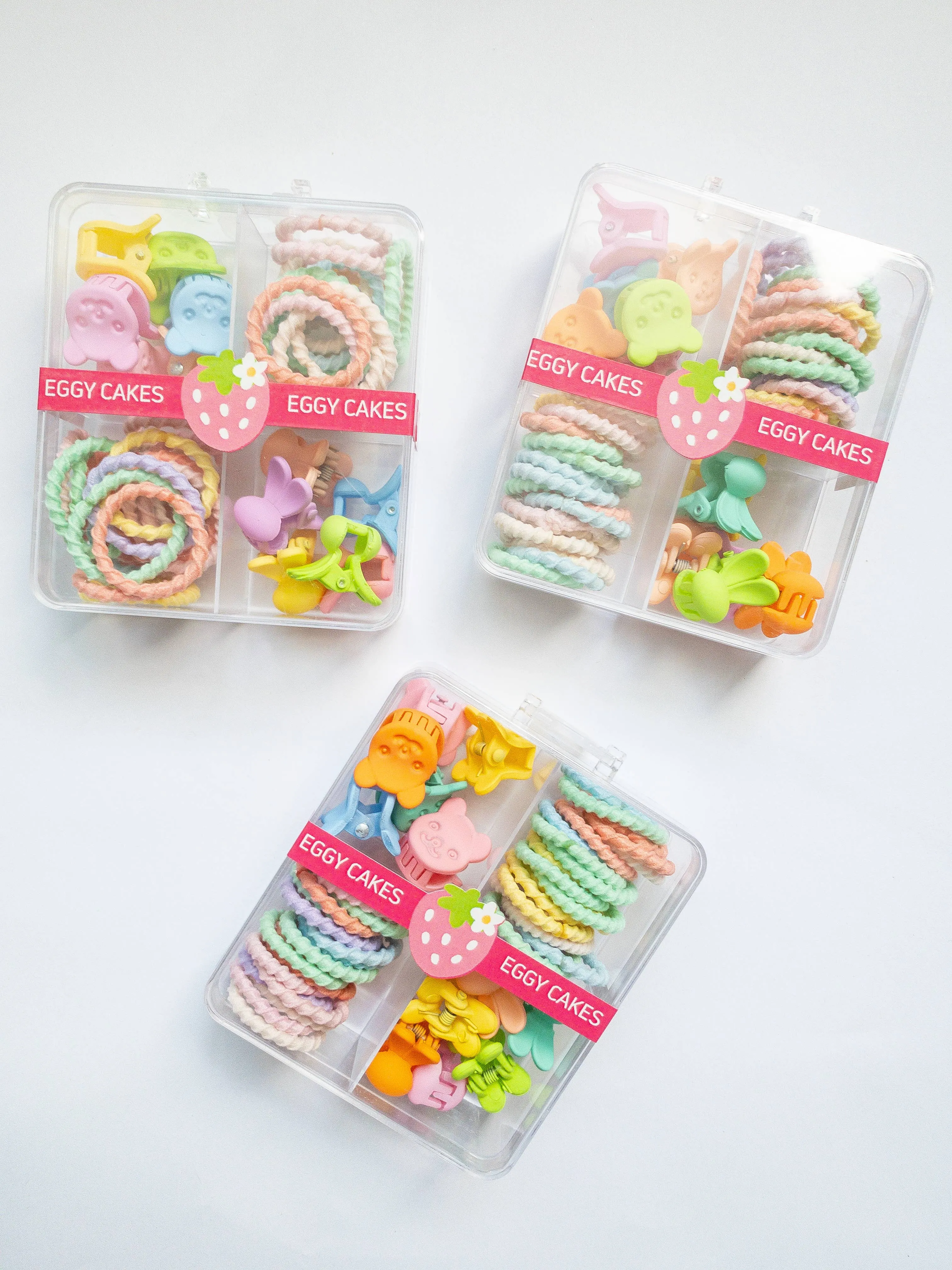 Bears & Bunnies Hair Claw & Tie Set