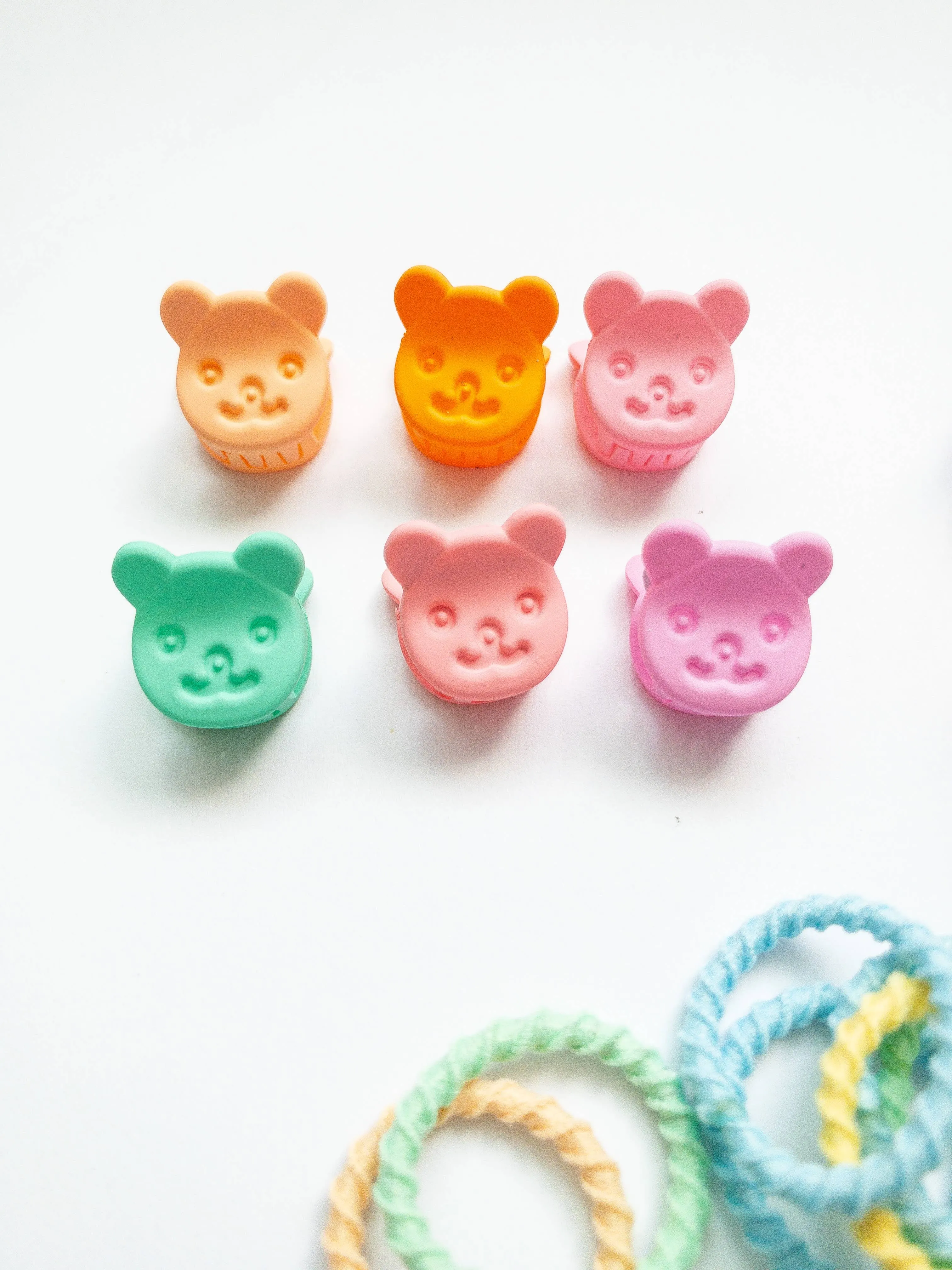 Bears & Bunnies Hair Claw & Tie Set