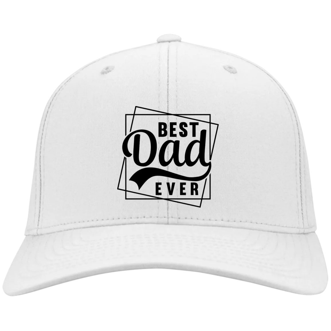 Best Dad Ever Twill Cap