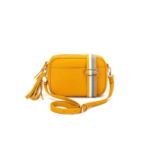 Black Caviar Indie Mustard Crossbody Bag