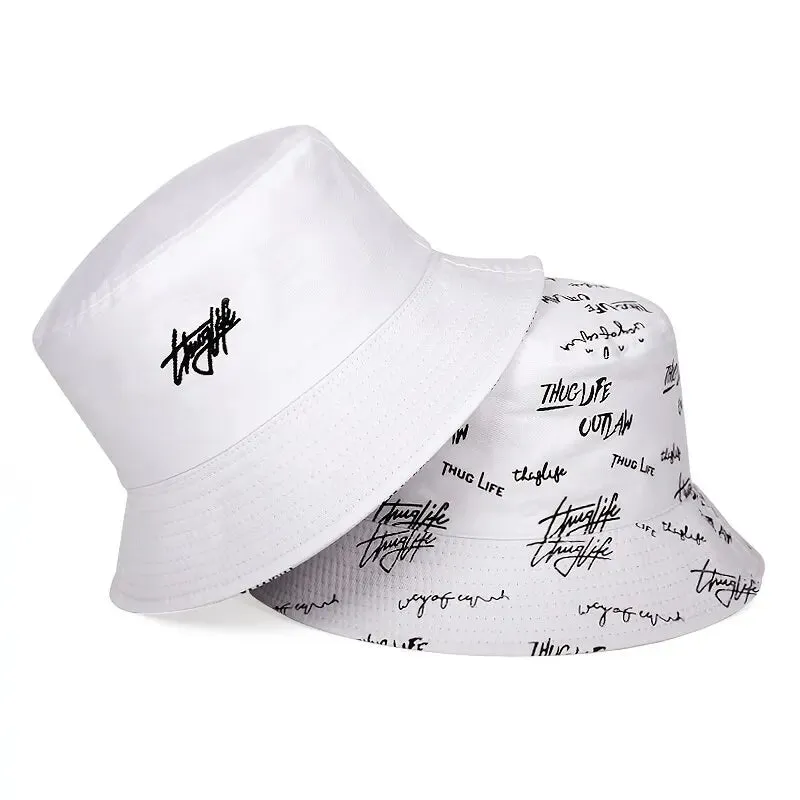 Bucket Hat Embroidery Print
