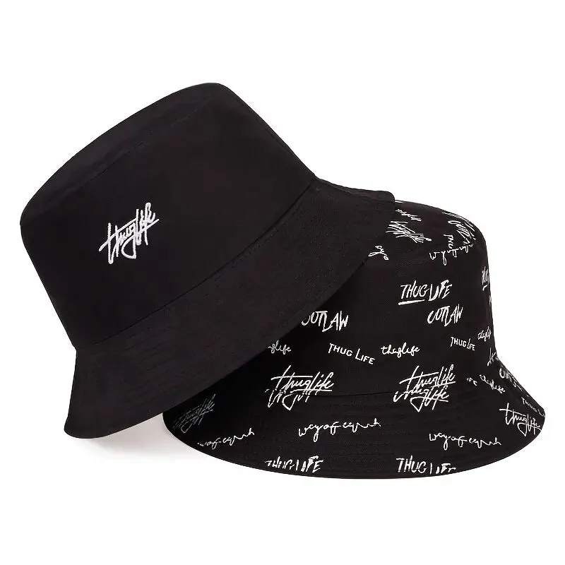 Bucket Hat Embroidery Print