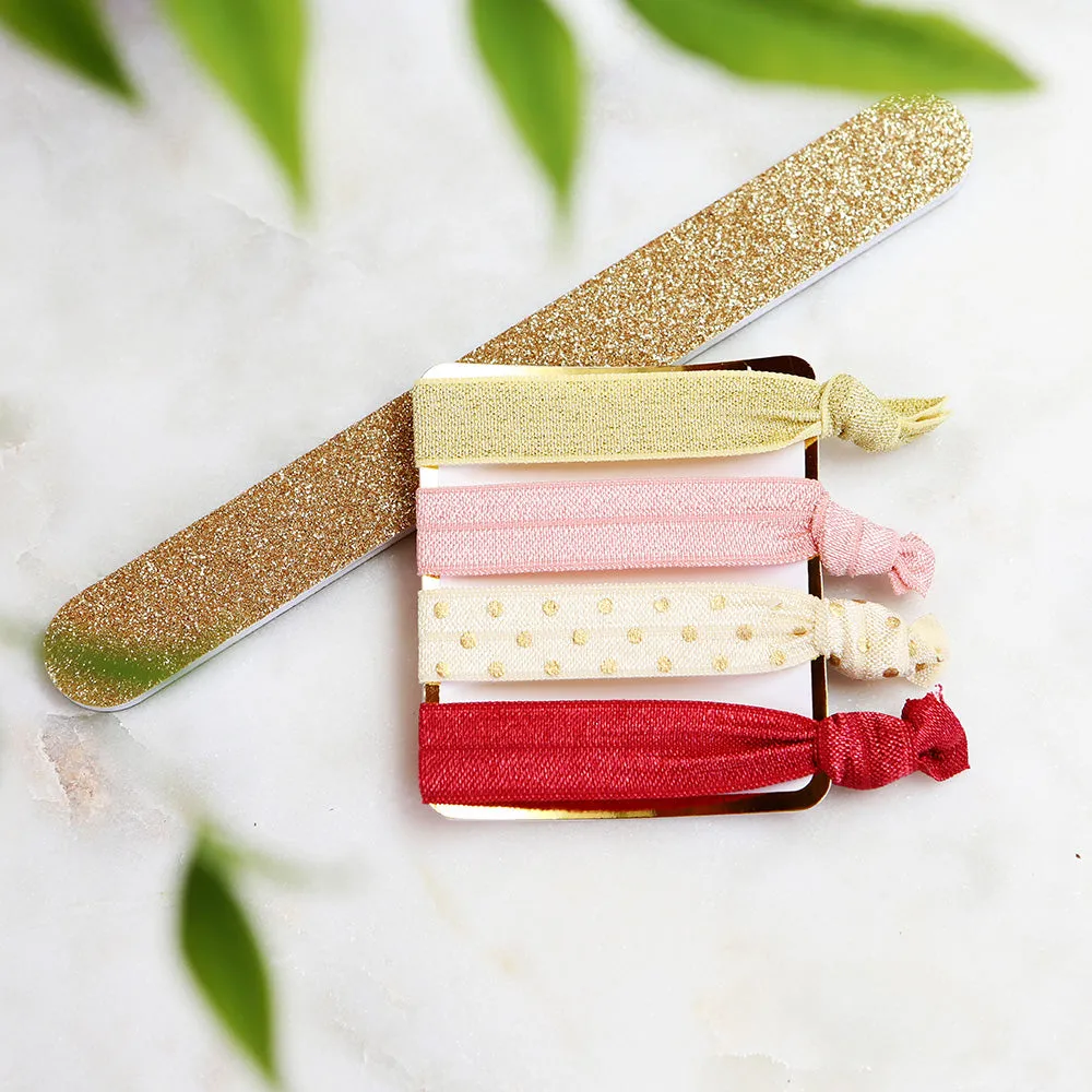 Burgundy Blush Floral Wedding Survival Kit