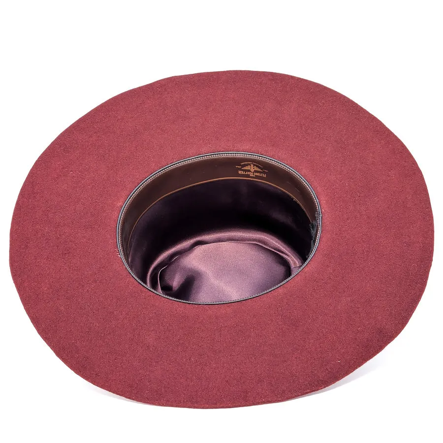 Burnished Copper Asymmetrical - Custom Felt Hat