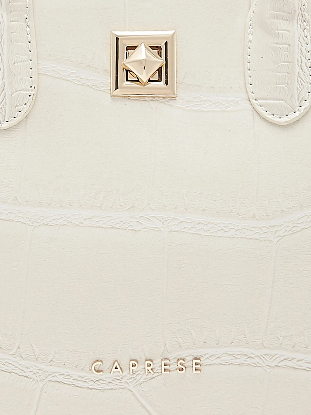 Caprese Mink Satchel Small Women Handbag |Shoulder Bag With Double Handle Beige