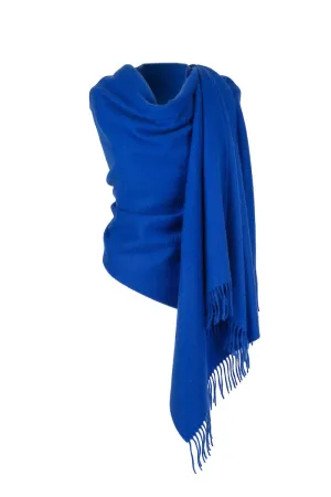 Cashmere Sapphire Blue Stole