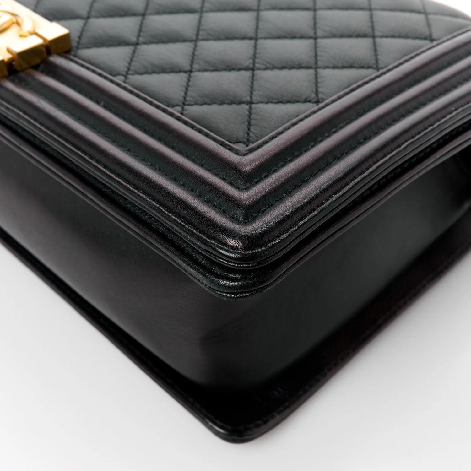 Chanel Calfskin Quilted New Medium Boy