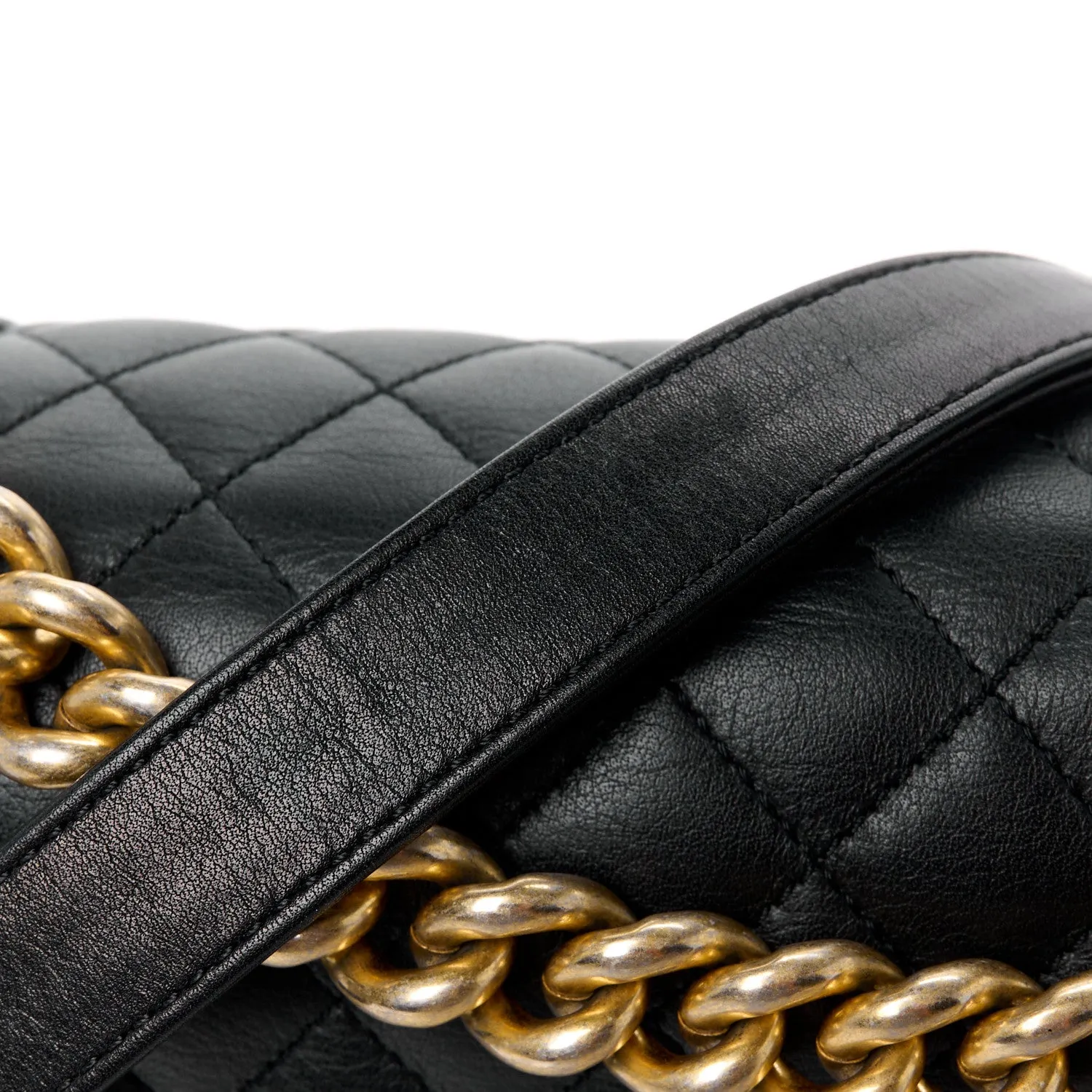 Chanel Calfskin Quilted New Medium Boy