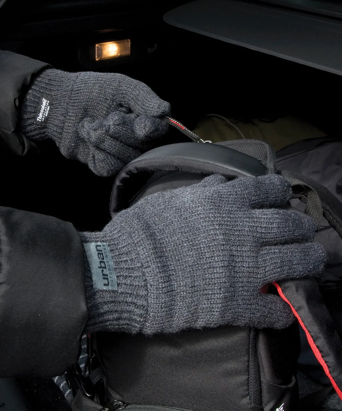 Charcoal - Classic fully-lined Thinsulate™ gloves