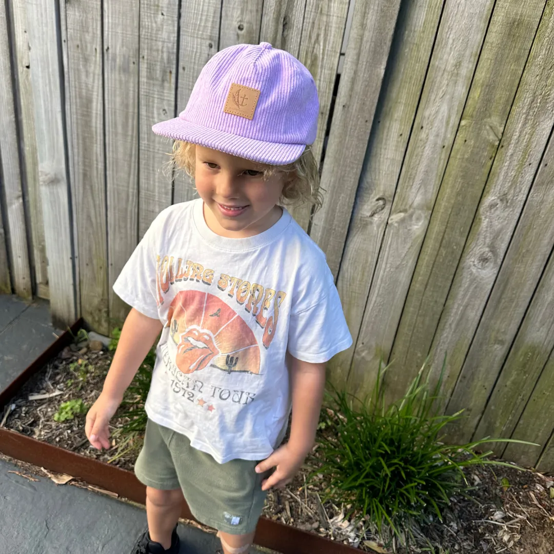 Corduroy Hat - Lilac