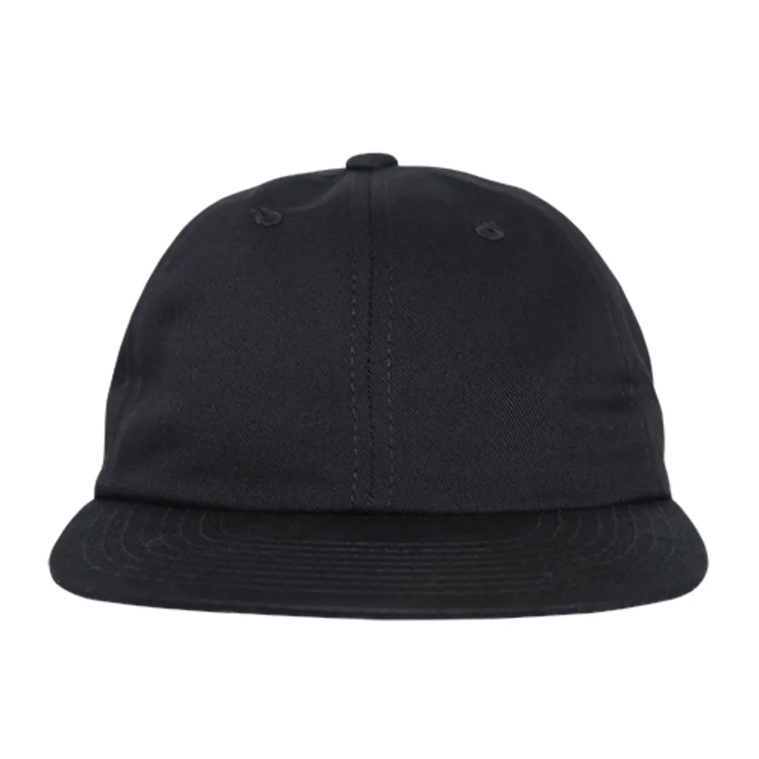 Decky 200 Washed Cotton Relaxed Hats Low Profile Flat Bill Caps Dad Style