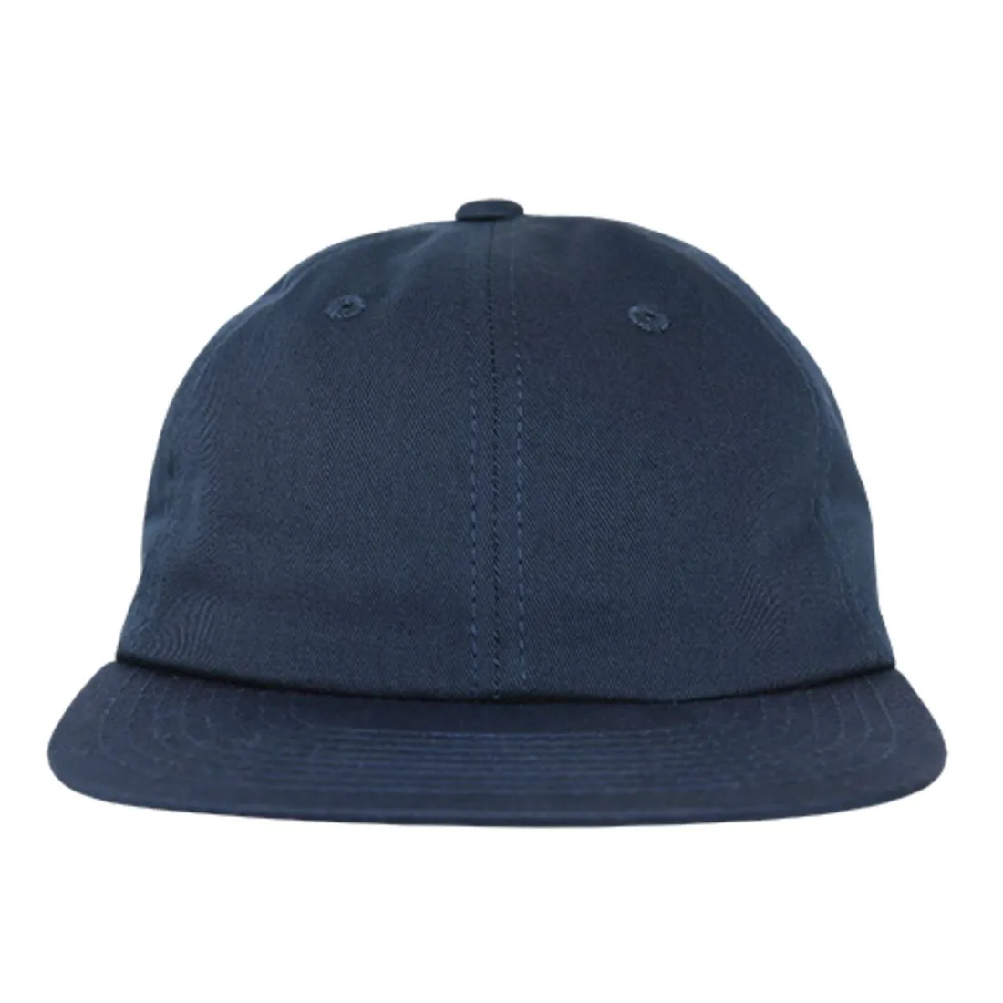 Decky 200 Washed Cotton Relaxed Hats Low Profile Flat Bill Caps Dad Style