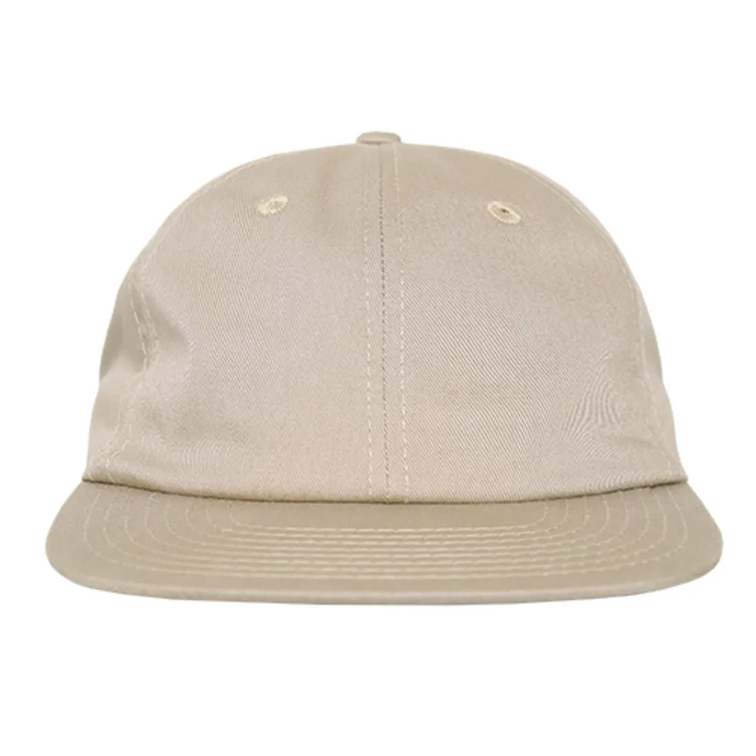 Decky 200 Washed Cotton Relaxed Hats Low Profile Flat Bill Caps Dad Style