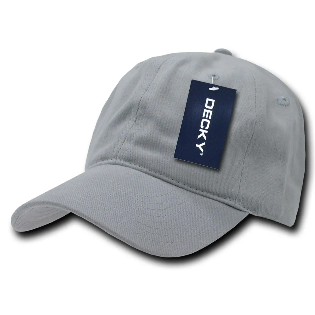 Decky 307 Relaxed Brushed Cotton Hats Low Crown Baseball Caps Structured