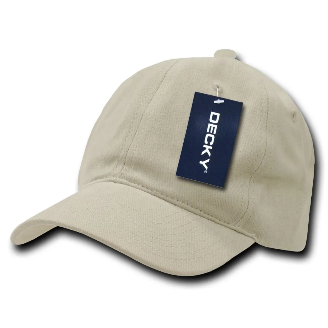 Decky 307 Relaxed Brushed Cotton Hats Low Crown Baseball Caps Structured