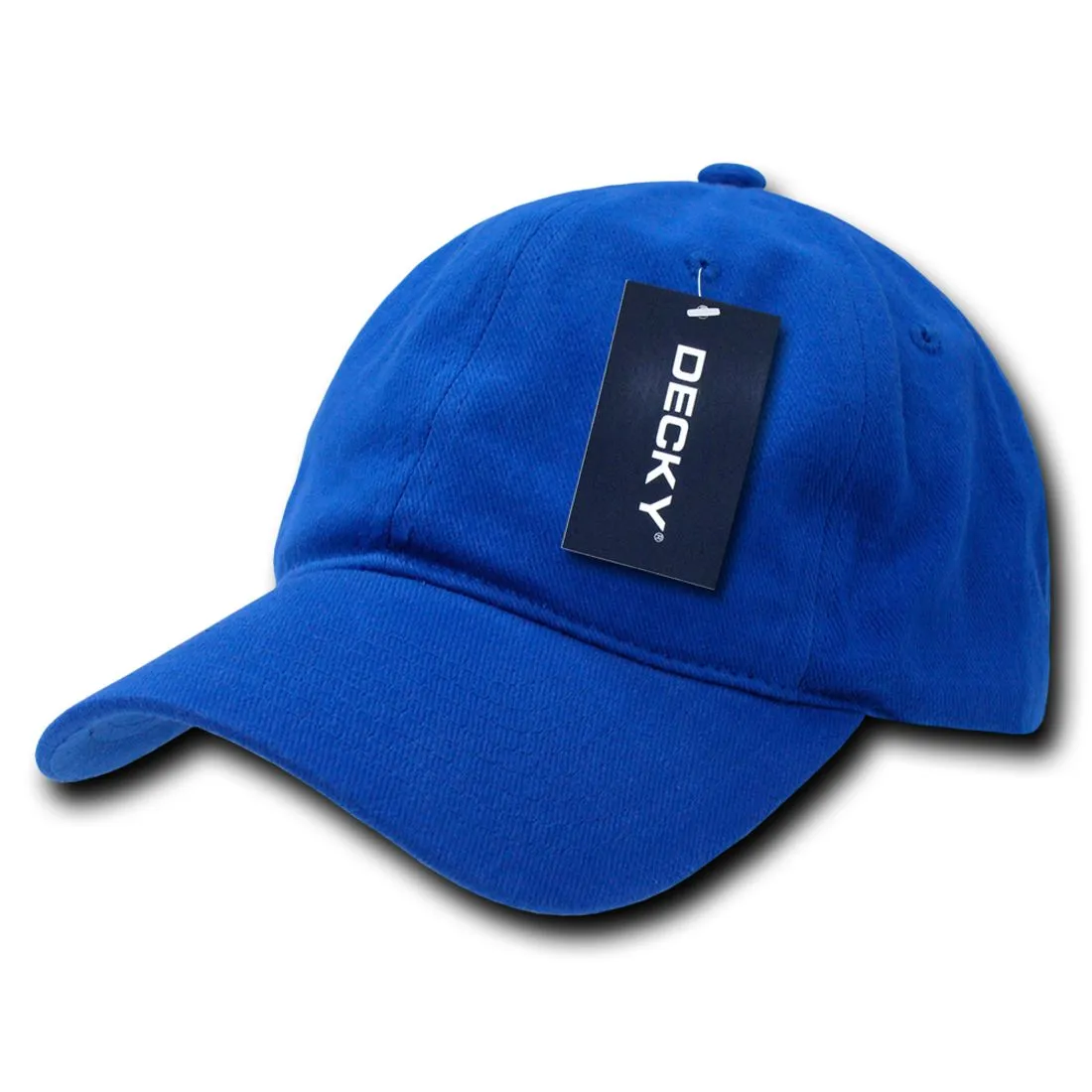 Decky 307 Relaxed Brushed Cotton Hats Low Crown Baseball Caps Structured
