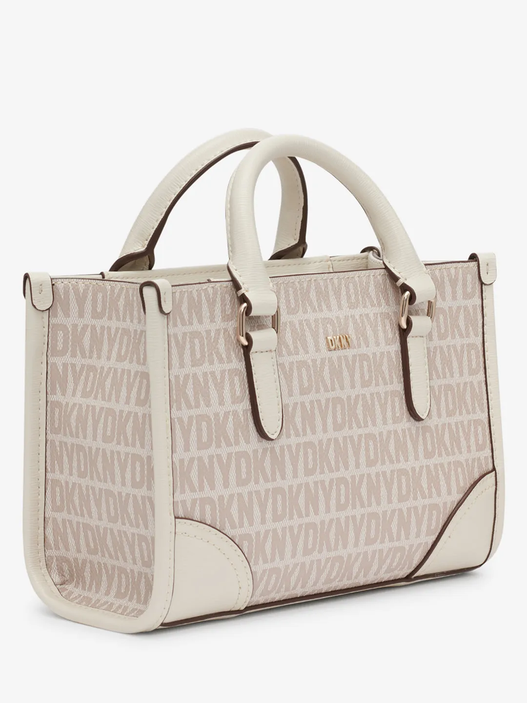 DKNY Women Grey Printed Handbag
