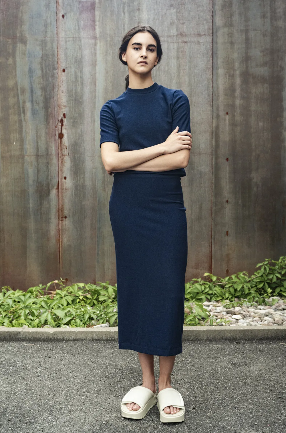 'Dolby Skirt' Navy
