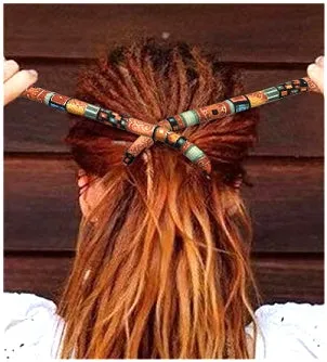 Dreadz Bendable & Flexible Spiral Dreadlocks Hair Tie (Style 3)