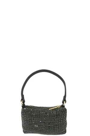 Fashion Chic Rhinestone Handle Clutch Bag_