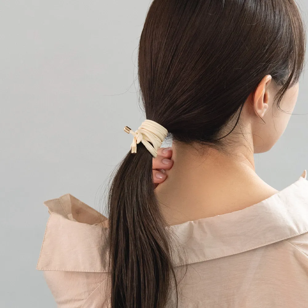 Faux Leather Wire Hair Rope Tie