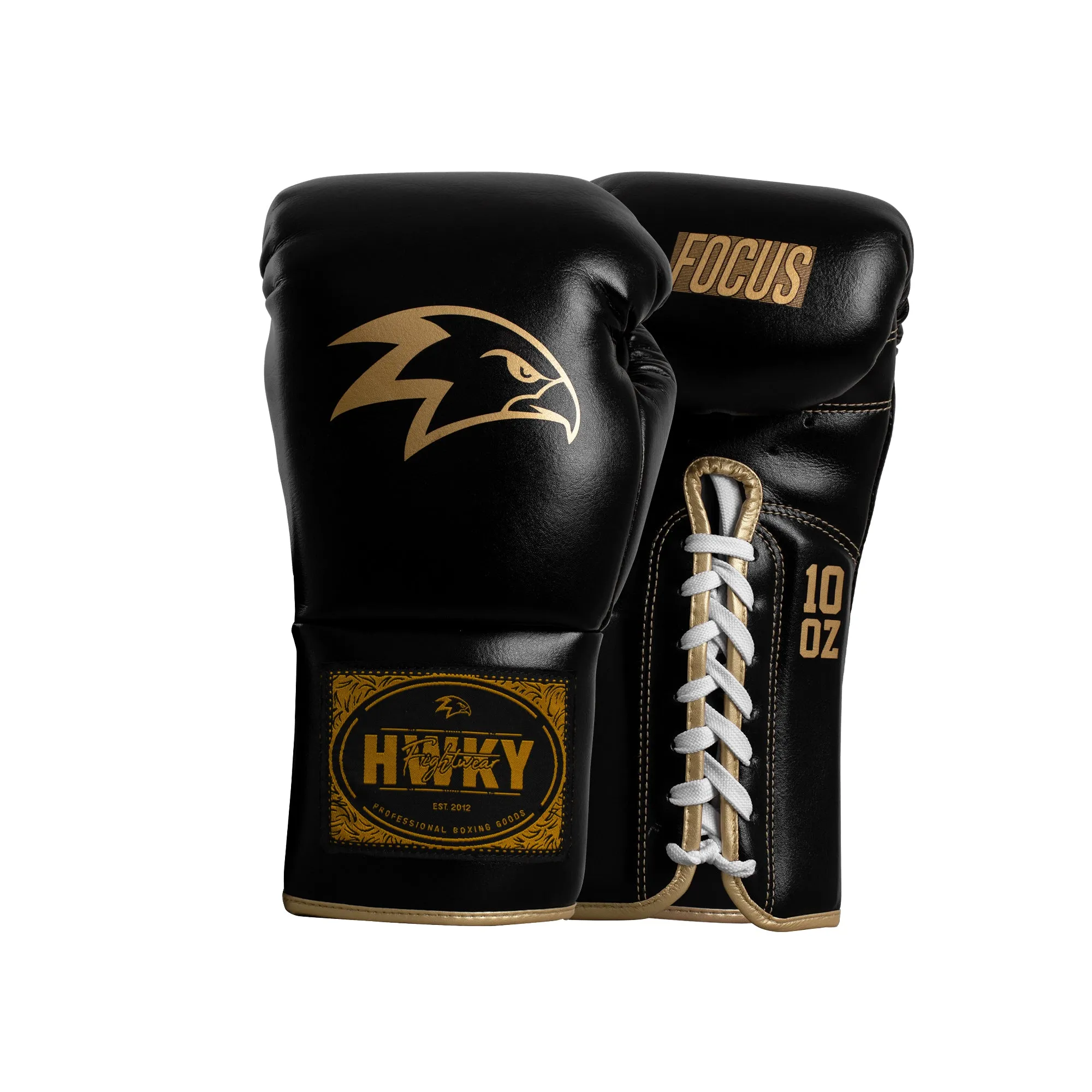 FOCUS HORSE HAIR FIBRE BOXING GLOVES | ONYX