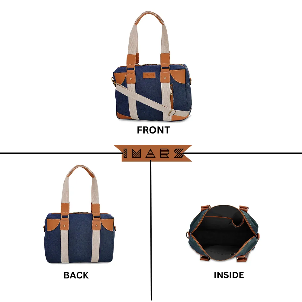 Functional Denim Blue Messenger Bag Perfect For Women & Girls