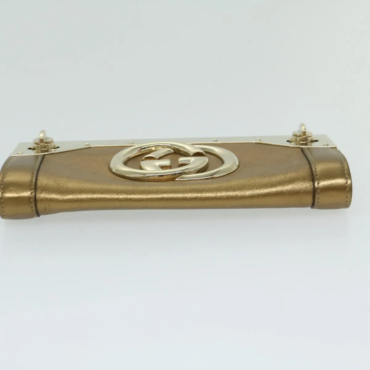 Gucci Interlocking Clutch Bag Leather