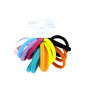 GYH8896PM - Pastel & Brights Seamless Nylon Hair Tie