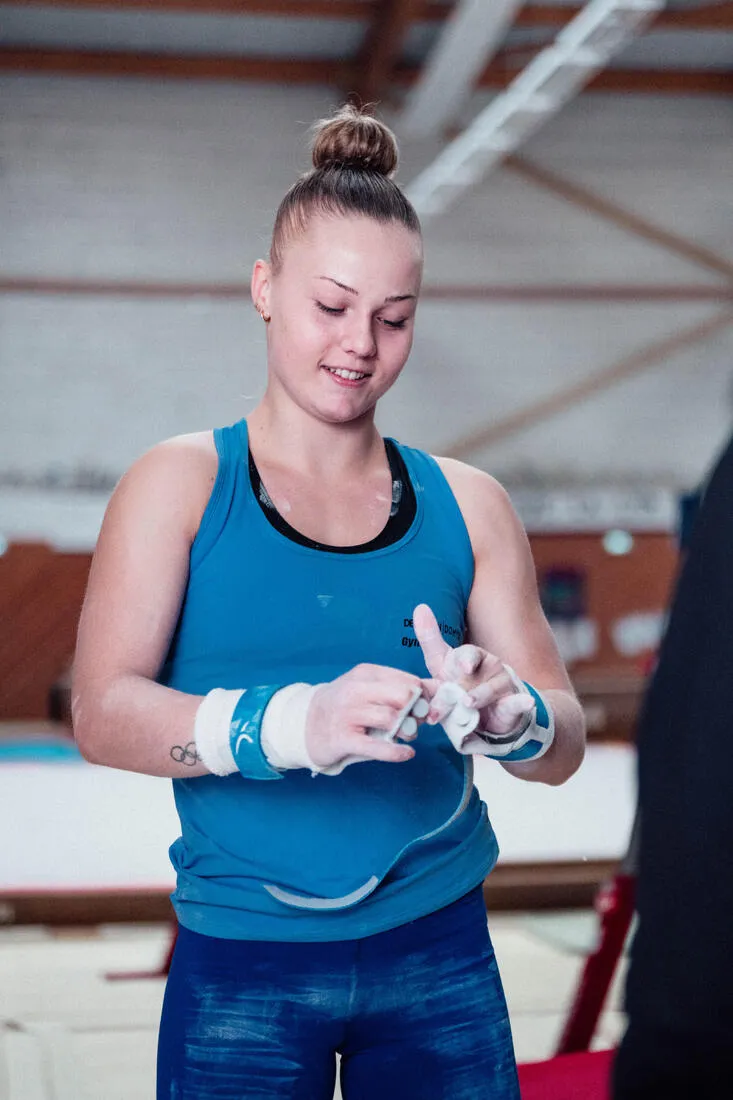 Gymnastics Terry Towelling Wristbands - White