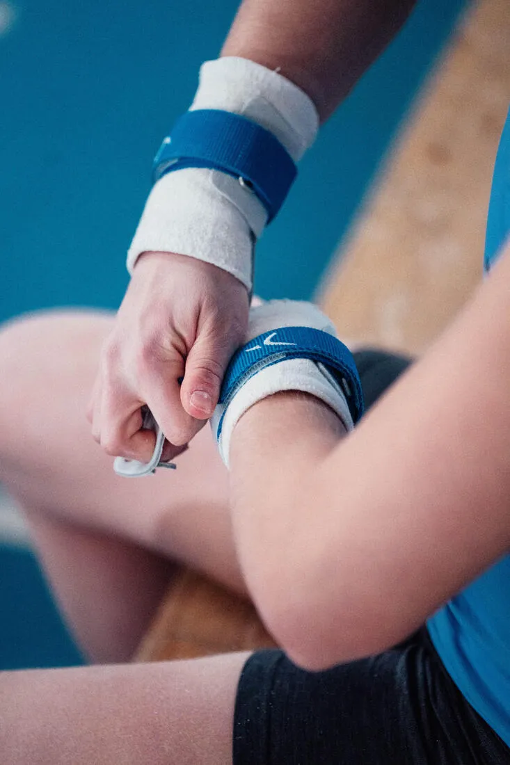 Gymnastics Terry Towelling Wristbands - White